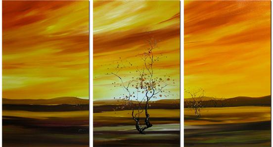 Dafen Oil Painting on canvas tree -set140